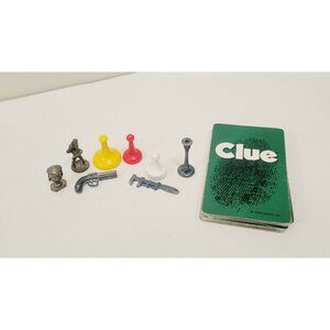 Vtg 1996 Clue 21 Cards Tokens Suspect Weapon Room Replacement Pieces